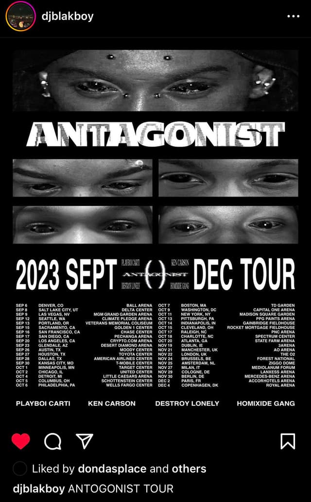 ANTAGONIST TOUR 1